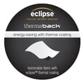thumbnail image 3 of Eclipse Absolute Zero Velvet 100% Solid Blackout Home Theater Curtain Panel, Black, 50x95, 3 of 6