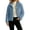 01-Blue, variant on Atogsazn Womens Fuzzy Button Jacket Sherpa Fleece Long Sleeve Cropped Coat Thick Winter Warm Tops Outerwear Black M Fashion