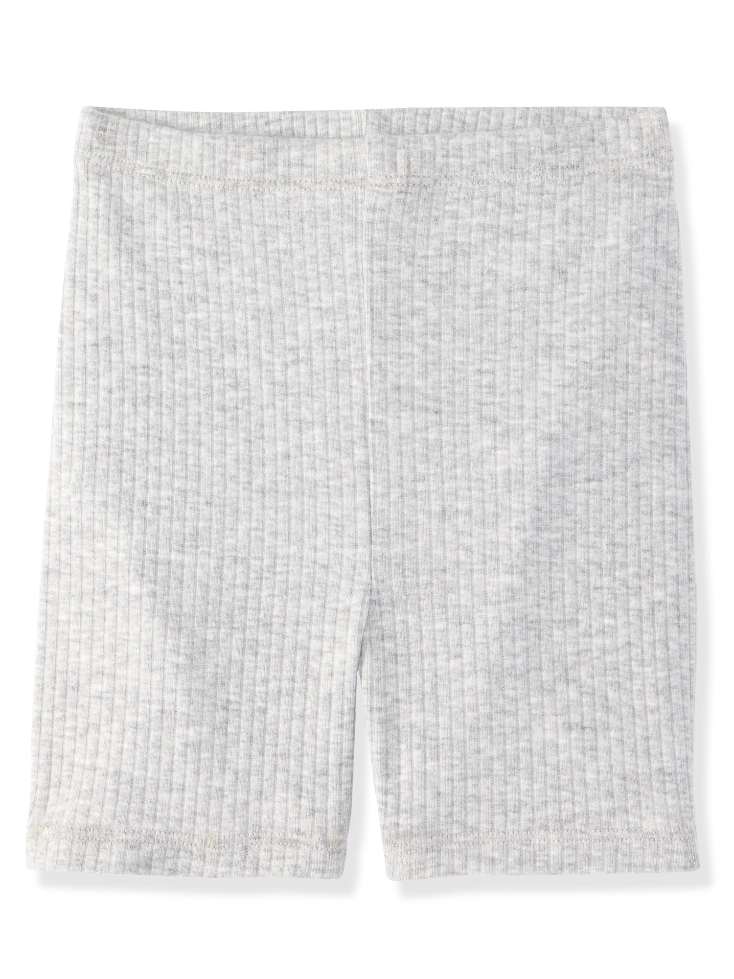 Garanimals Newborn, Baby & Toddler Girl Ribbed Cotton Biker Shorts, 4-Pack, Sizes 0-6T