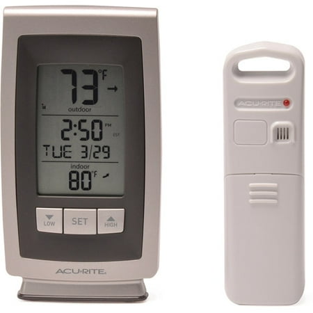 AcuRite Wireless Weather and Intelli-Time Clock (Best Wireless Thermostat Reviews)