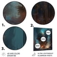 thumbnail image 3 of Designart "Gazing into the Cosmos I" Space Metal Art Living Room, 3 of 5