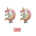 thumbnail image 4 of Pendientes con clip para la oreja para niños, con dibujos animados, sin orificio para la oreja, con forma de sirena y unicornio, 4 of 6