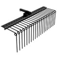 thumbnail image 1 of Yiwa Tow-Behind Heavy Duty Steel Landscape Rake, Pine Straw Rake Attachment with 2-Inch Receiver, Suitable for Lawn Tractors, ATV/UTV, Ground Leveling, Dethatching and Leaf Removal, 1 of 6