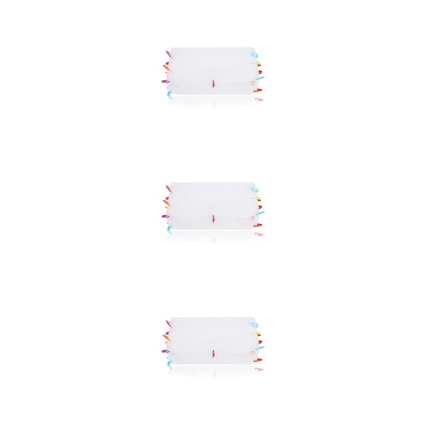 Wosthever Hojas de lona de tela de malla de plástico para hacer bolsas cruzadas, suministros para manualidades con hilo, suministros para manualidades DIY Type1 NO1 Wosthever CBP085981