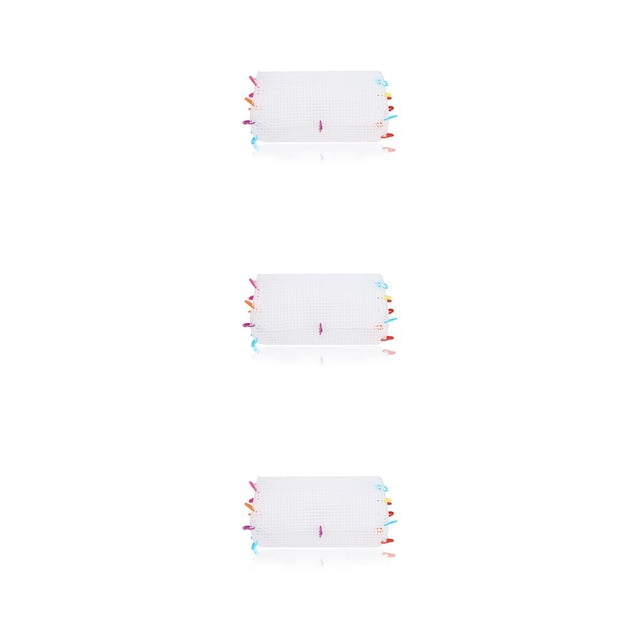 Advancent Tela de malla de plástico transparente, sábanas de lona, monedero, bandolera, bolso, rejilla, alfombra, hilo, suministros para Type1 NO1