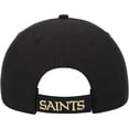 thumbnail image 4 of Men's '47 Black New Orleans Saints MVP Adjustable Hat, 4 of 4