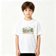 thumbnail image 2 of Mountain Bike Cycling Outdoor Boys Graphic Tees Kids T-Shirt 100% Cotton Short Sleeve Tops Ages 4-13Y, 2 of 5