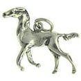 thumbnail image 1 of Sterling Silver 18" .8mm Box Chain 3D Galloping Horse Pendant Necklace, 1 of 2