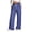 Navy, variant on CaiJunJia  Womens Yoga Sweatpants Wide Leg High Waisted Lounge Pajamas Pants Comfy Workout Loose Pants with Pockets