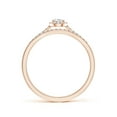 thumbnail image 2 of ANGARA Lab Grown Pear-Shaped Diamond Halo Bridal Set for Women in 14K Rose Gold (Size-4x3mm| Color-F-G| Clarity-VS) | April Birthstone, Anniversary, Jewelry Gift for Women | Lab-Grown Diamond Ring, 2 of 4