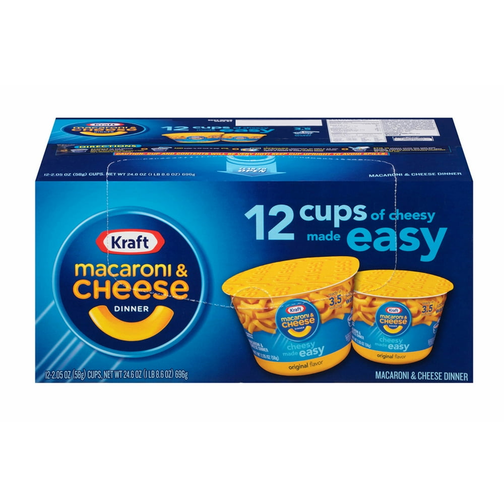 Macaroni & Cheese Cups, Original Flavor, 12 ct.