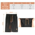 thumbnail image 2 of Liwarace Mens Stretch Casual Basketball Shorts Golf Comfort Shorts Half Pant Summer Beach, 2 of 20