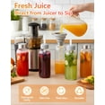 thumbnail image 4 of Botellas de agua de vidrio Zukro de 480 ml con tapas y pajitas, paquete de 8, 4 of 9