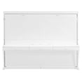 thumbnail image 6 of Harper & Bright Designs Queen Size Wall Murphy Bed with Storage, Foldable Cabinet Bed with Vanity Desk, Center Mirror & 2 Side Drawers for Guest Room Office, White, 6 of 18