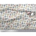 thumbnail image 3 of Soimoi Poly Georgette Fabric Flower Artistic Print Sewing Fabric Yard 42 Inch Wide, 3 of 3