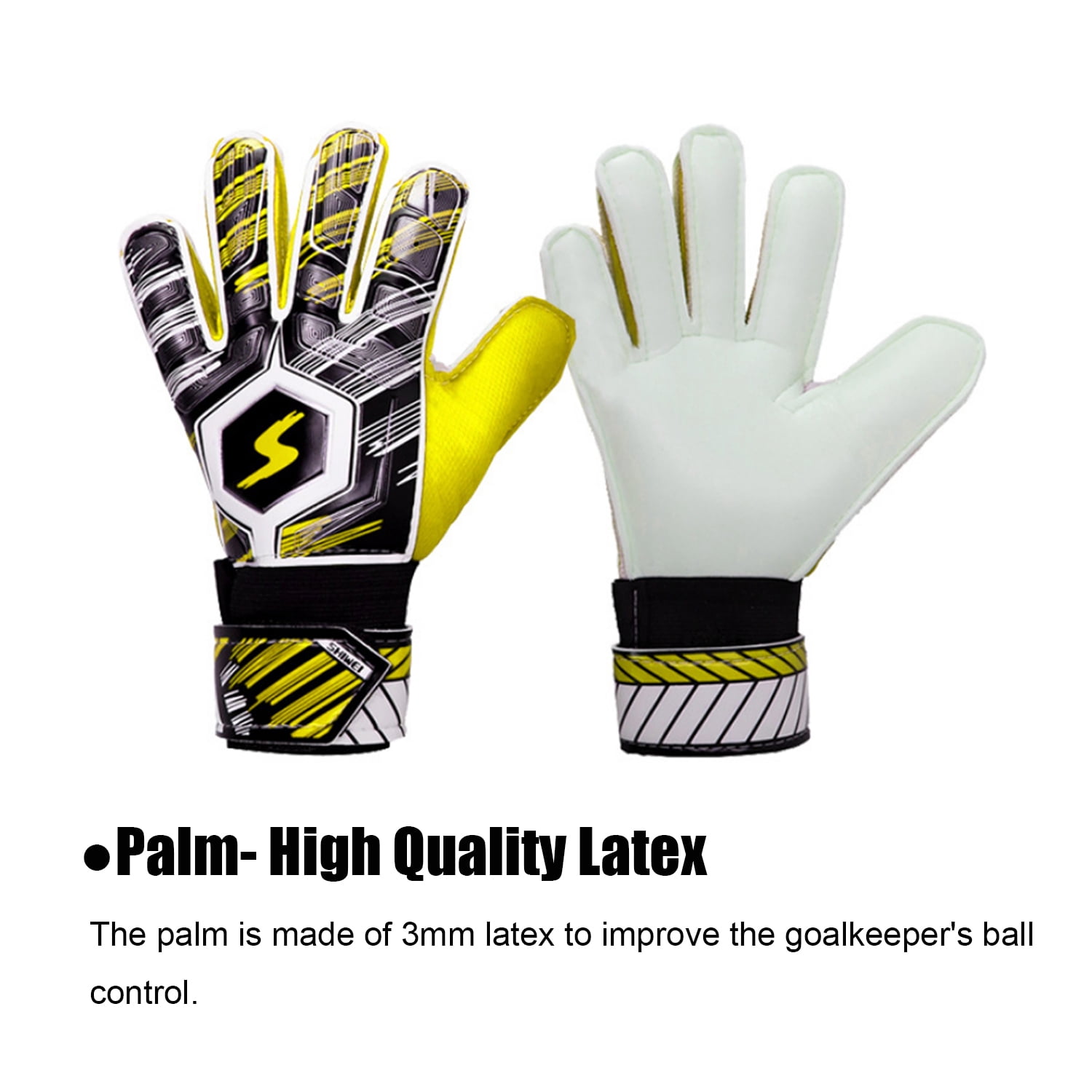 Youth Football Gloves, Sticky Wide Grip Receiver Gloves for Kids & Adult