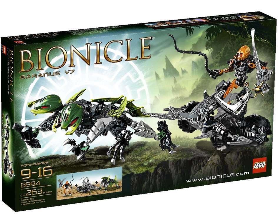 Pre-Owned Bionicle Baranus Set LEGO 8994 [Damaged Package]