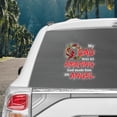 thumbnail image 3 of Lotusprinthandmade Dad Memorial Transparent Vinyl Decal (14x14 Inches), Dad Memorial Car Decal, 3 of 5
