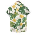 thumbnail image 5 of DJDLJWCJ Mens Hawaiian Shirt Short Sleeve Relaxed Fit Summer Beach Vacation Button Up Shirt Summer Tee Green 4XL, 5 of 5