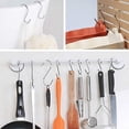 thumbnail image 3 of Emoly Paquete De 20 Ganchos En S De Alta Resistencia Ganchos Para Colgar En Forma De S De Acero Inoxidable Perchas Para Cocina Baño Dormitorio Y Oficina Plata, 3 of 5