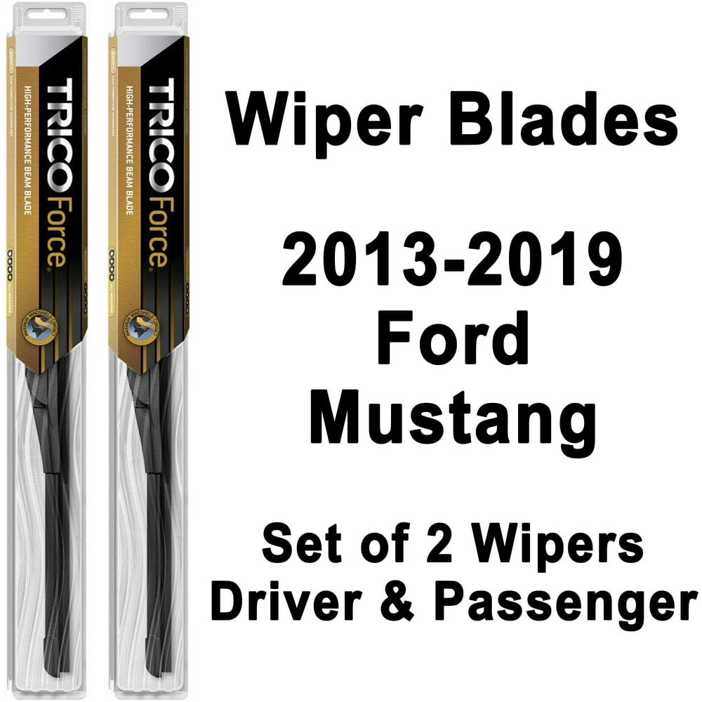 Mustang Wiper Blades (Set of 2) 2013 2014 2015 2016 2017 2018 2019