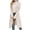 Beige##1, variant on Women's Solid Color Cardigan Wool Sweater Hooded Recreational Long Sleeve Tops