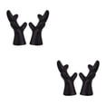 thumbnail image 3 of mmirethe 2pcs Easy To Install Antlers Sticker To Decorate Christmas Car Cute Waterproof black large 2Set, 3 of 6
