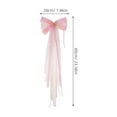 thumbnail image 2 of FRCOLOR DIY Large Bow Hairpins for Wedding Birthday Party Bowknot Wrapping Decorations Polyester Big Bow Present Wrapping Bow Hair Accessories for Brides Bridesmaids and Girls, 2 of 8