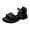 Black, variant on Otqutp Princess Footwear for Toddler Girls Fashion Spring Summer Toe Solid Color Bowknot Children Casual Shoes for 4 to 13 Years