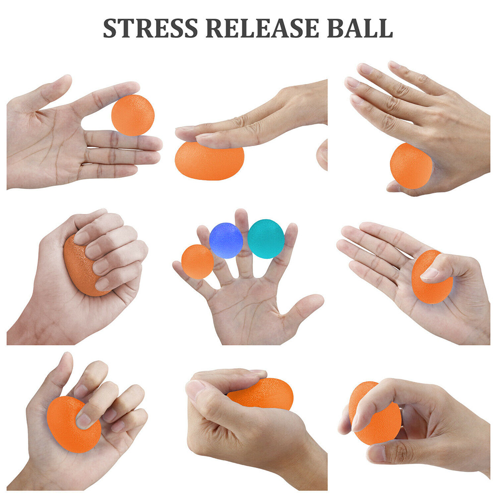 Balle De Massage En Forme De Cœur - Pour Renforcer La Force De Préhension, Anti-stress - Taille 7x6,5 Cm