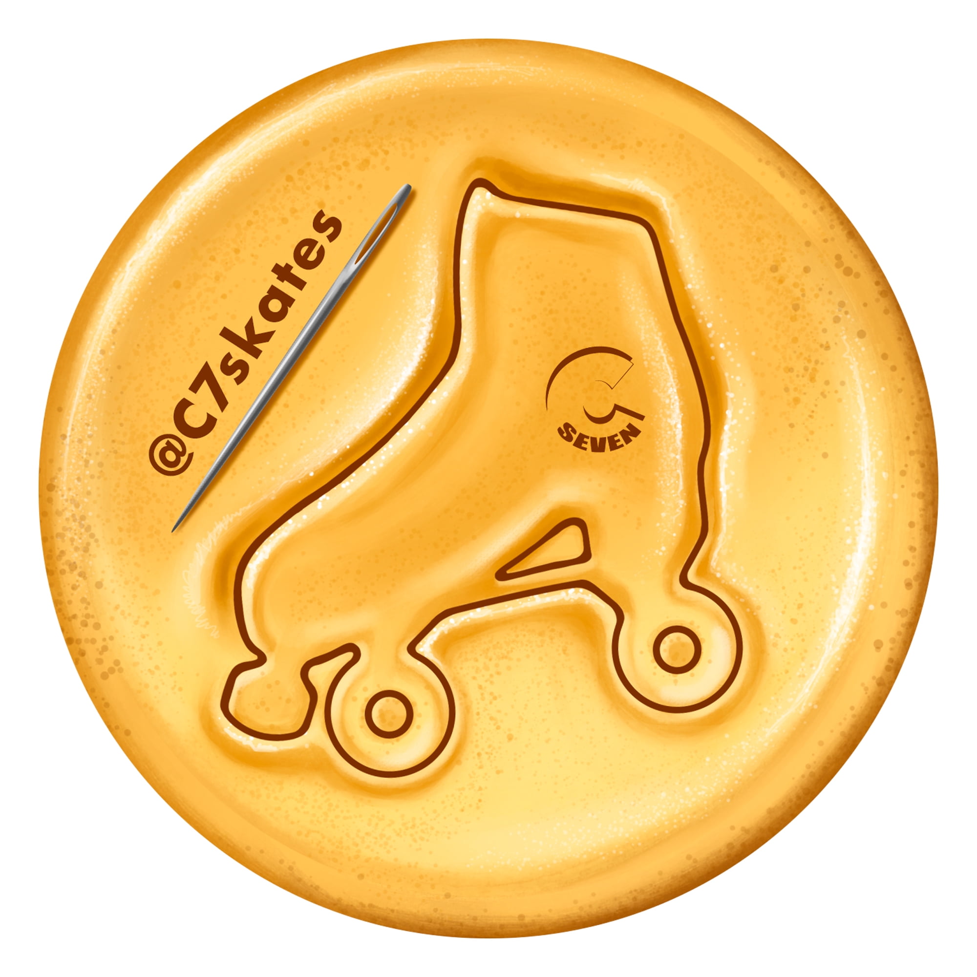 C7skates Roller Skate Dalgona Sticker Challenge