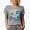 Heather Grey, variant on Stay Wild, Ocean Child with Retro Palm Trees & Sea Art Merch Gift, White T-Shirt, 2XL