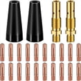 thumbnail image 1 of Kit de Boquilla Sin Aire con Núcleo de Fundente, Soldador con Núcleo de Fundente, Punta de Contacto para Soldador Sin Aire, Difusor de Gas para Pistola de Soldar, Kit A, 1 of 5
