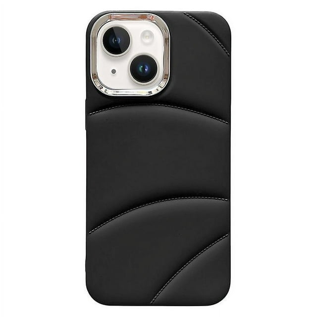 Pouriphone14pluscase-havedientialcolors-electroplatingliquiddownjackettpu