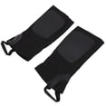 thumbnail image 1 of 2PCS Equestrian Half Chap, Cowhide Leather & Canvas Horse Riding Gear, Breathable Riding Legwear, 1 of 7