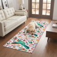 thumbnail image 4 of Hallway Runner Rug 2x6ft Birds Flowers Washable Runner Rug Non Slip Soft Non-Shedding Low-Profile Cartoon Sunny Colorful Botanical Floral Long Bathroom Floor Carpet Rugs for Kitchen Entryway Bedside, 4 of 8