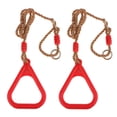 thumbnail image 1 of Gimnasio Anillos Correas Conjunto de hebillas de hierro Entrenamiento de ajuste cruzado Entrenamiento de fuerza Rojo shamjiam Gimnasio anillo, 1 of 7