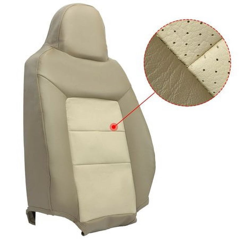 Generic Repuesto Para Ford Expedition Eddie 2003-2006 Funda De Asiento Delantero De Cuero Marru00f3n (lado Del Conductor Del Pasajero