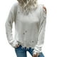 thumbnail image 3 of Txlixc Blusa de punto para mujeres, manga larga y cuello alto Txlixc moda, 3 of 9