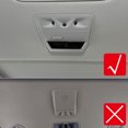 thumbnail image 2 of for Kia Carnival 2022-2023 Lampe de Lecture Argentée la Deuxième Rangée pour Ram e Cover Trim, 2 of 4