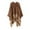 Coffee, variant on Women's Warm Shawl Patchwork Tassel Knitted Cape Wraps Shawl Fall Winter Cardigan Coat Khaki Free Size