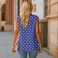 thumbnail image 5 of Uorisanigo White Polka Dots Women's Suit Vest with Pockets Open Front Blazer Vest for Women Size S Lightweight Button Down Sleeveless Waistcoat Vests Elegant, 5 of 7