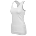 thumbnail image 3 of KOGMO Womens Basic Stretchy Cotton Spandex Racerback Tank Top 3-Pack (S-XL), 3 of 5