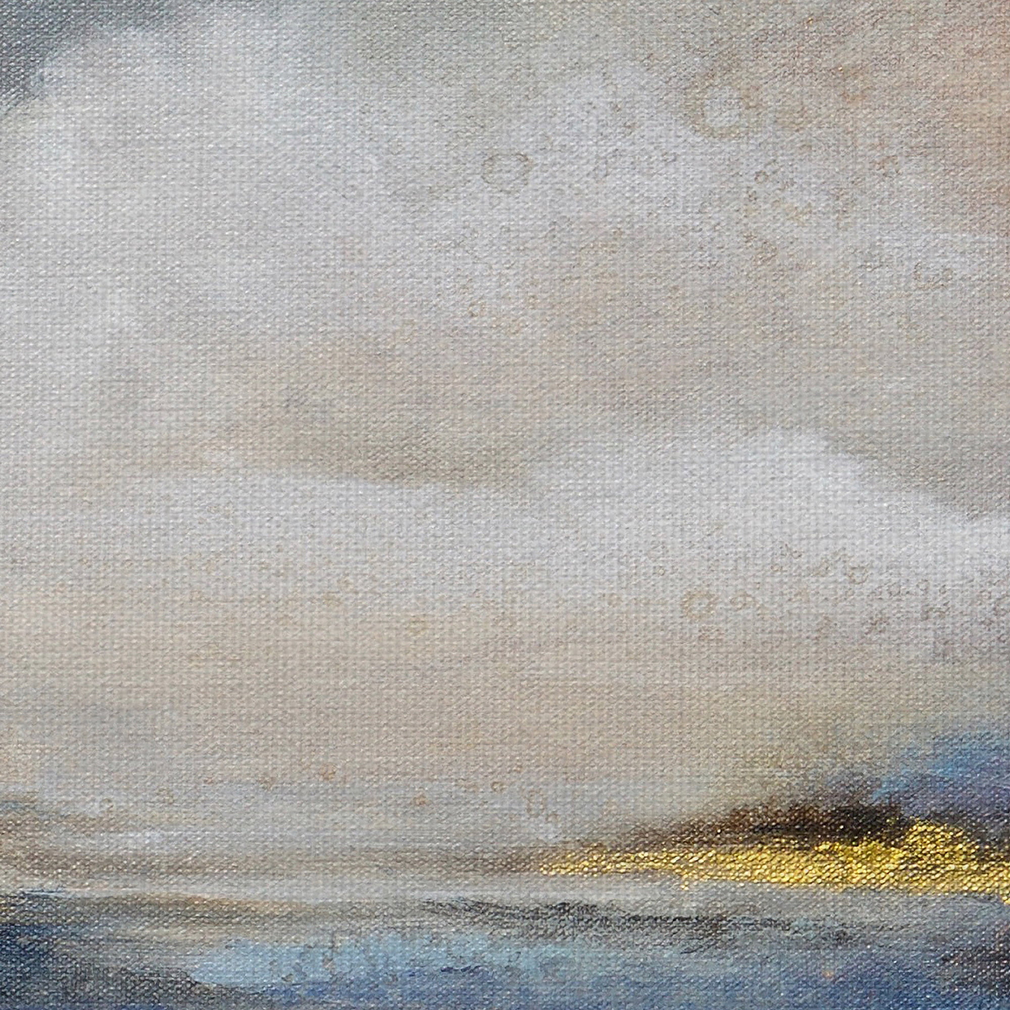 Masterpiece Art Gallery Another Day Golden Beach By Karen Hale Canvas Art Print 24" x 24"