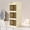 Apricot 3 Layers, variant on Makeup Organizer with 2/3 Layer Dustproof Cabinet, Cream Cosmetic Storage for Vanity