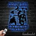 thumbnail image 2 of Handmadetneonsign Custom Text Like Father Like Son Metal Sign Wall Art LED Light, Father's day gift, 2 of 5