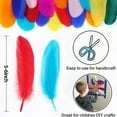 thumbnail image 3 of 200 Pcs Colorful Craft Feathers MODANU 5-6inch Colored Feathers for DIY Crafts, Dream Catchers, Cosplay Wings and Home Party Decorations, 3 of 6