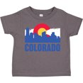 thumbnail image 3 of Inktastic Colorado Flag and Skyline Boys or Girls Toddler T-Shirt, 3 of 5