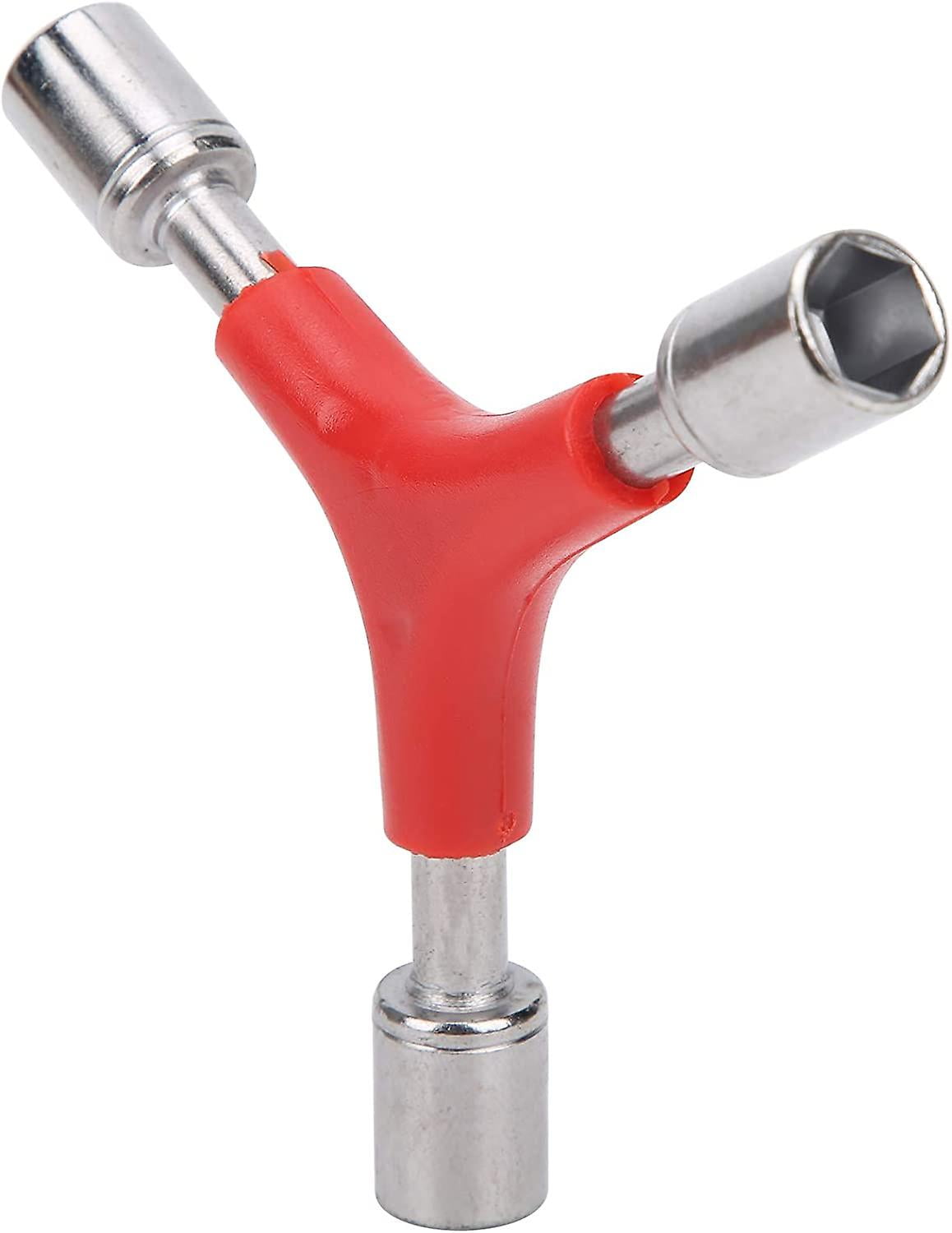 One piece Y-shaped external hexagonal socket three-way wrench - a