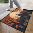 thumbnail image 4 of Happy Halloween Door Mat Decorations Pumpkin Spooky Welcome Mat Plain the Indoor Door Mat/Outdoor Crystal Velvet 30x17 Inches, 4 of 7